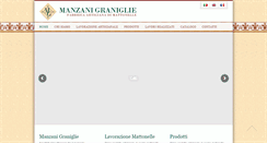 Desktop Screenshot of manzanigraniglie.it